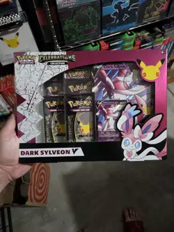 Pokemon Celebrations Dark Sylveon V Collection Box Promo Collectors Edition 2021 - Image 1