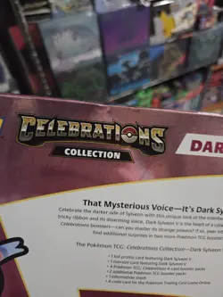 Pokemon Celebrations Dark Sylveon V Collection Box Promo Collectors Edition 2021 - Image 3