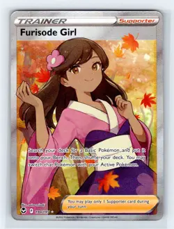 Pokemon TCG - Furisode Girl (Full Art) - SWSH12: Silver Tempest NM - Image 1