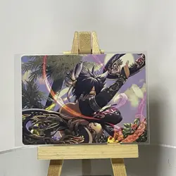 Dancer's Chakrams Art Card (Gold-Stamped Signature) - Art Series: FINAL FANTASY - Image 1