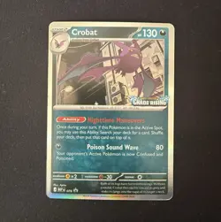Crobat - Chaos Rising Promo Stamped - Comes w/ Sleeve and Toploader - Image 1