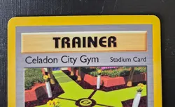 Pokemon Trainer Celadon City Gym 107/132 Gym Heroes Vintage WOTC - Image 3