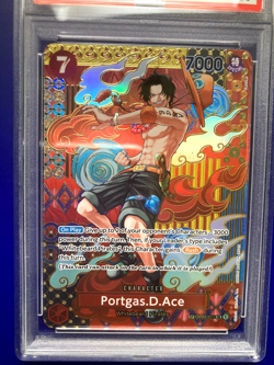 One Piece 2024 OP08-TWO Legends Special Alternate Art #013 Portgas D. Ace PSA 10 - Image 3