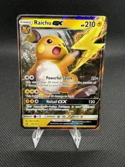 Raichu GX 29/73 Shining Legends Holo Card - Image 1