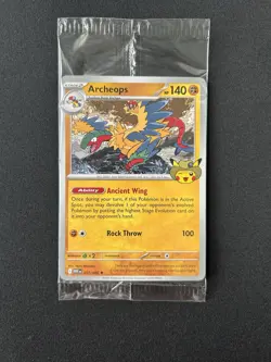 Pokemon Chicago Field Museum Fossil Exhibit Archeops Promo Card IN HAND Sealed - Image 1