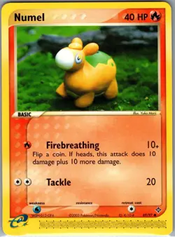 Numel 69/97 Non Holo Dragon - Pokemon Card - NM - Image 1
