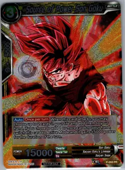 Source of Power Son Goku P-053 Promotion Cards - Dragon Ball Super - NM - Image 1