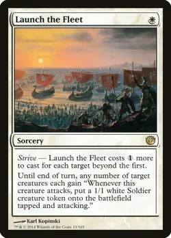 Launch the Fleet ~ Journey into Nyx [ Excellent ] [ Magic MTG ] - Image 1