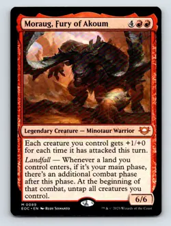 Moraug, Fury of Akoum M Commander: Edge of Eternities 89 NM - Image 1