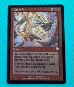 Cave-In Mercadian Masques - MTG - Magic the Gathering - Image 1