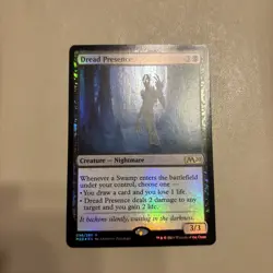 *FOIL* Dread Presence - Core Set 2020 - MTG Magic The Gathering - NM - Image 1