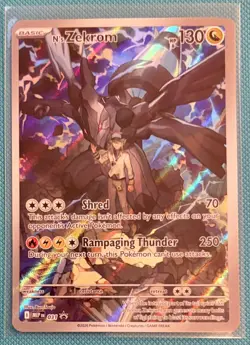Pokemon TCG N's Zekrom 031 Mega Evolution Promo Holo Mint Condition - Image 3