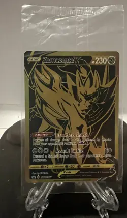 Zamazenta V SWSH077 SWSH: Sword & Shield Promo Cards Holo Sealed - Image 1