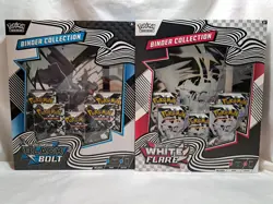 Pokemon Lot 1x Black Bolt & 1x White Flare Binder Collection Box New Sealed - Image 1