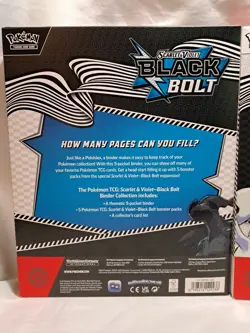 Pokemon Lot 1x Black Bolt & 1x White Flare Binder Collection Box New Sealed - Image 5