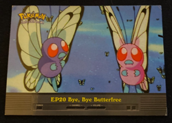 Bye, Bye Butterfree EP20 Non-Holo - Pokemon Topps Series 2 - 1999 LP - Image 1