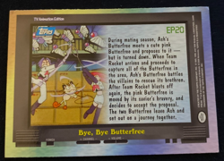 Bye, Bye Butterfree EP20 Non-Holo - Pokemon Topps Series 2 - 1999 LP - Image 2
