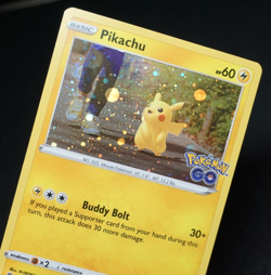Pokemon TCG Pikachu 027/078 Cosmos Holo Pokemon Go Near Mint English - Image 5