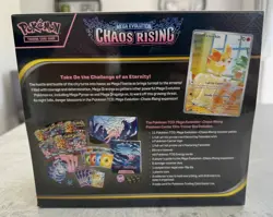 Pokemon Center Mega Evolution Chaos Rising Elite Trainer Box ETB Sealed - Image 4