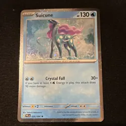 Pokemon Suicune Forbidden Light 026/094 Holo Rare Basic 136 English 2018 swirl🌀 - Image 1