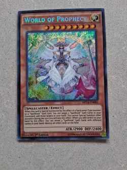 World Of Prophecy (MP14-EN061) 1st Edition Secret Rare Yu-Gi-Oh!!! - Image 1