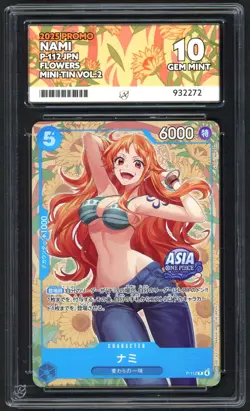 One Piece Card Game - 2xACE 10 Nami P-112 - JPN Mini-Tin Vol.2 Promos Sequential - Image 2