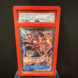 Luffy Sabo Ace One Piece 3rd Anniversary 3 Brothers PSA 10 Gem Mint - Image 3