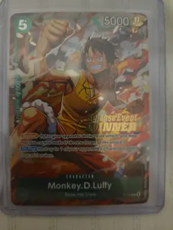 One Piece Card Game Monkey D. Luffy P-135 Release Event Winner Character[SEALED] - Image 1