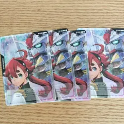 Gundam Card Game Suletta & Gundam Aerial Resource RP-009 Set Of 4 Trading Card - Image 1