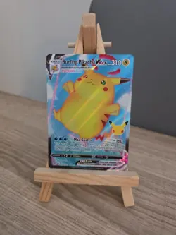Pokemon Surfing Pikachu VMAX Holo Card 009/025 Celebrations 25th Anniversary NM - Image 1