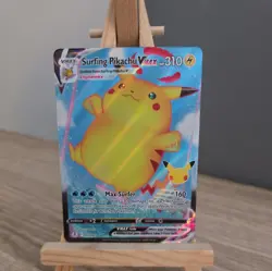 Pokemon Surfing Pikachu VMAX Holo Card 009/025 Celebrations 25th Anniversary NM - Image 2