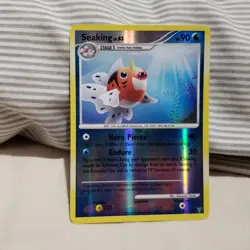 Seaking Pokemon TCG Supreme Victors Reverse Hologram Holofoil Foil Card # 43/147 - Image 1