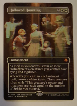 Hallowed Haunting Borderless NM Duskmourn Special Guest MTG Magic the Gathering - Image 1