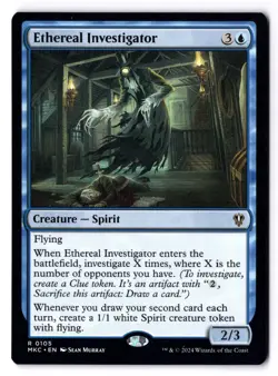 Ethereal Investigator NM* Commander Murders At Karlov Manor 0105 mtg -UnltdCards - Image 1