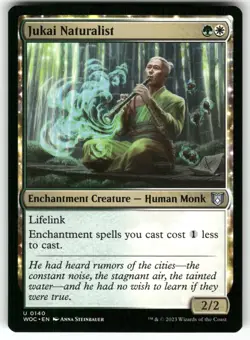 MAGIC: THE GATHERING JUKAI NATURALIST 140 COMMANDER: WILDS OF ELDRAINE NM - Image 1