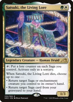 Satsuki, the Living Lore ~ Kamigawa: Neon Dynasty [ NearMint ] [ Magic MTG ] - Image 1
