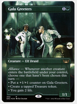 Gala Greeters (Foil) Streets of New Capenna Rare MTG Box Topper Near Mint Sealed - Image 1