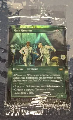 Gala Greeters (Foil) Streets of New Capenna Rare MTG Box Topper Near Mint Sealed - Image 2