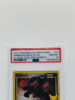2021 Pokemon Celebrations - Umbreon-Gold Star - 17/17 - pop series 5 - PSA 10 - Image 3