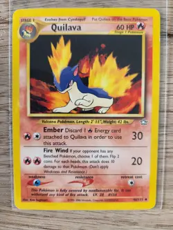 Quilava - Neo Genesis Set - 46/111 - Uncommon - Pokemon Card - Unlimited - NM - Image 1