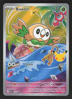Rowlet 043 Pokemon TCG ME: Mega Evolution Promo NM - Image 1