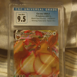 Pokemon CGC 9.5 Eevee VMAX SWSH087 Sword & Shield Promo 2021 Holo - Image 1