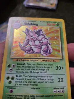 Pokemon TCG Nidoking Base Set 11/102 Holo 1999-2000 Wizards Base Set... - Image 3