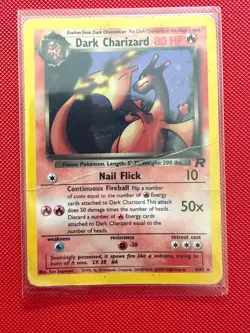 Pokemon TCG Dark Dragonite 5/82 Holo NM + full WOTC Team Rocket binder set - Image 3