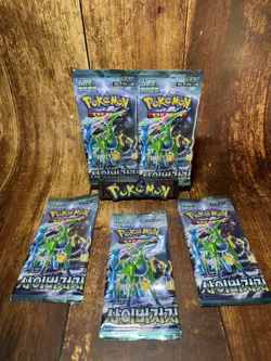 Pokemon Card Cyber Judge Booster Pack x5 Scarlet & Violet Temporal Forces Korean - Image 1