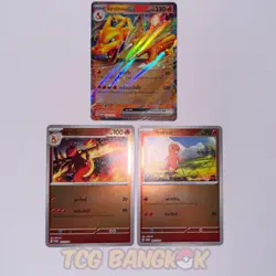Charizard 182/SV-P | 2024 Thai Promo + Charmeleon 181 & Charmander 180 Pokemon - Image 2