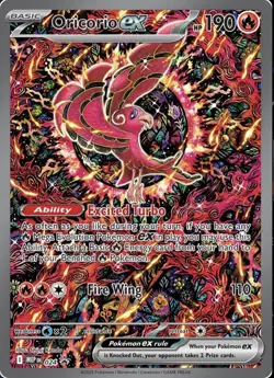 Pokemon TCG Oricorio ex Me: Mega Evolution Promo Holo English Basic 190 HP 024 - Image 1