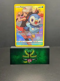 2019 Cosmic Eclipse Piplup Holo Secret Rare CHR FA #239/236 - Image 1