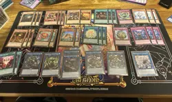 Yu-Gi-Oh Ragnaraika and Naturia (incomplete)Deck Core With Extra Deck - Image 1