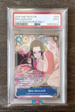 ONE PIECE TCG - Illustration Box Vol.1 #004 - BOA HANCOCK (SR Foil) - PSA 9 - Image 1